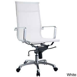 Regis All mesh Black High Back Conference Office Chair (BlackMaterials Mesh fabricSeat height 18 to 25 inchesAdjustable heightDimensions 47 inches high x 25 inches wide x 25 inches deepAssembly required )