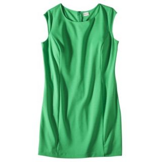 Merona Womens Plus Size Sleeveless Ponte Sheath Dress   Green 1
