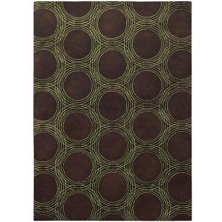 Hand tufted Dazed Chocolate Wool Rug (33 X 53)