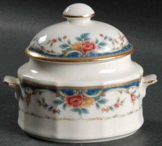 Noritake Vintage Rose Sugar Bowl & Lid, Fine China Dinnerware   Imperial Baroque
