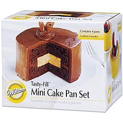 Wilton Tasty fill Mini Cake Pans (pack Of 4)