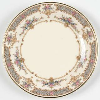 Minton Persian Rose (Newer) Bread & Butter Plate, Fine China Dinnerware   Blue B