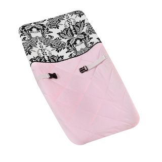 Sweet Jojo Designs Pink Sophia Changing Pad Cover (100 percent cottonDimensions 31 inches high x 17 inches wideCare instructions Machine washable)