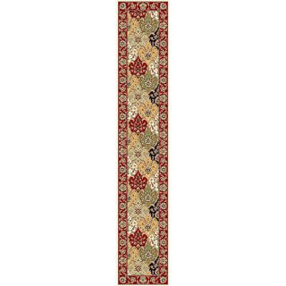 Lyndhurst Collection Multicolor/ Red Runner (23 X 22)