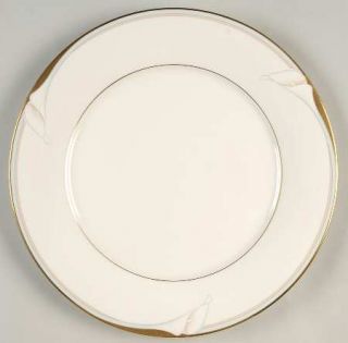 Noritake Golden Lily 12 Chop Plate/Round Platter, Fine China Dinnerware   Peach