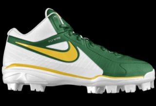 Nike Air MVP Elite 3/4 MCS iD Custom (Wide) Mens Baseball Cleats   Green