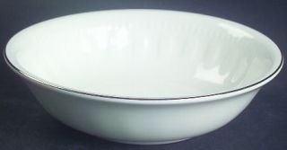 Wedgwood Colosseum Platinum Coupe Cereal Bowl, Fine China Dinnerware   Raised Tr