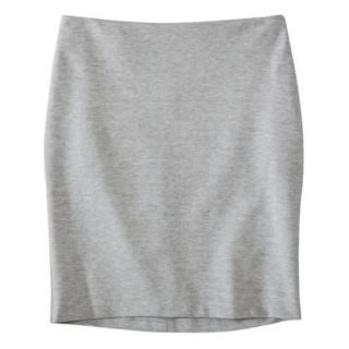 Merona Petites Ponte Pencil Skirt   Gray 4P