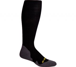 Mens K Swiss KS60237   Black/Optic Yellow Athletic Socks