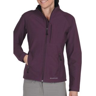 ExOfficio Boracade Soft Shell Jacket (For Women)   DARK THISTLE (XS )