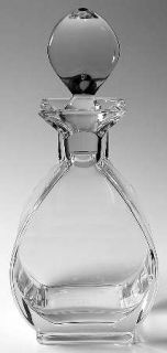 Cristal de Sevres Dundee Decanter & Stopper   Square Base Decanter Only,Clear,No