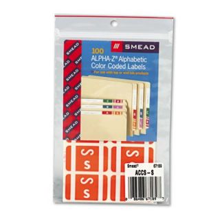 Smead Alpha Z Color Coded Second Letter Labels