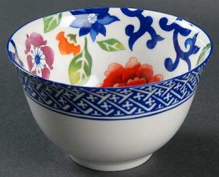 Ralph Lauren Mandarin Blue Condiment Bowl, Fine China Dinnerware   Blue Scrolls,