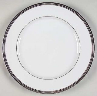 Royal Doulton Platinum Lux Dinner Plate, Fine China Dinnerware   Thick Platinum