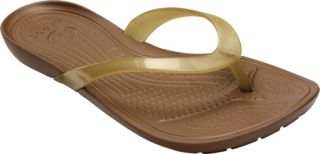 Womens Crocs Really Sexi Flip Flop   Bronze/Bronze Casual Shoes