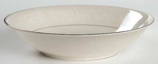 Japan China Ivory Fantasy Coupe Soup Bowl, Fine China Dinnerware   White Design