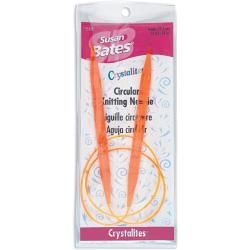 Crystalites Circular Knitting Needle 29 size 13 orange