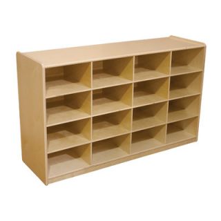 Wood Designs Storage Unit with 5 16 Letter Trays WD1844 Tray Option Without