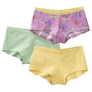 Hanes Girls 3 Pack Shorts   Assorted 14
