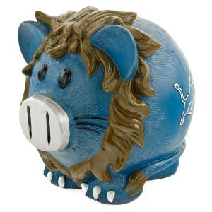 Detroit Lions Forever Collectibles Mini Thematic Piggy Bank NFL