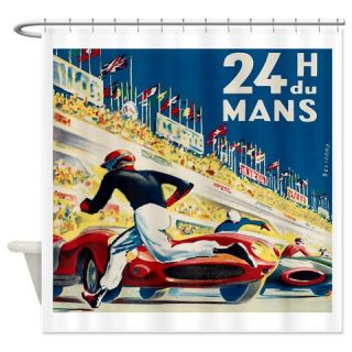  24 Hours of Le Mans Shower Curtain  Use code FREECART at Checkout