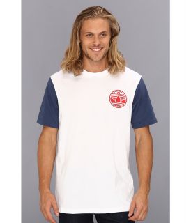 adidas Skateboarding Tri Color CLIMA Tee Mens Short Sleeve Pullover (White)