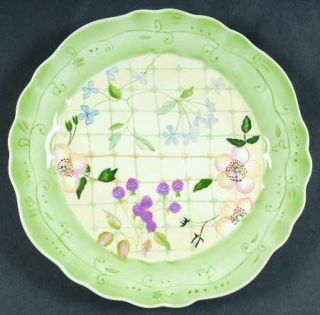 Tracy Porter Evelyn Dinner Plate, Fine China Dinnerware   Flowers & Berries, Lin