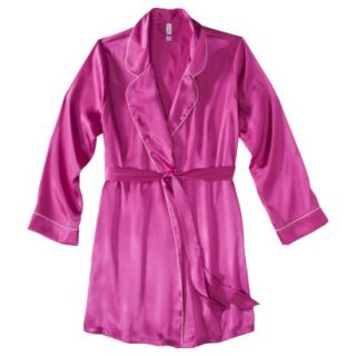 Gilligan & OMalley Womens Satin Robe   Pink XXL