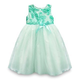 Marmellata Mint Soutache Easter Dress Girls 12m 6y, Green, Girls