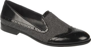 Womens Franco Sarto Tweed   Black/Grey Synthetic Casual Shoes
