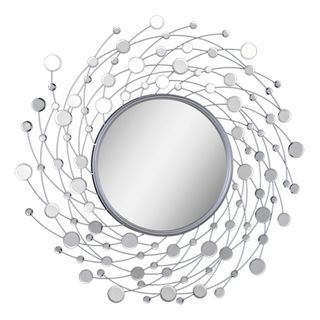 Como Spinning Circle Frame Mirror