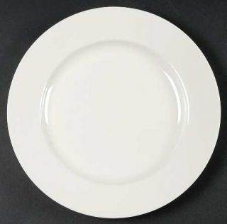 Martha Stewart China Kensington Dinner Plate, Fine China Dinnerware   All White,
