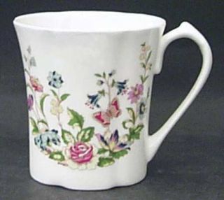 John Aynsley Cottage Garden  Mug, Fine China Dinnerware   Butterfly & Flowers