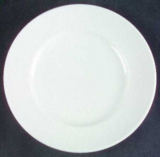 Williams Sonoma Brasserie White Salad Plate, Fine China Dinnerware   All White,