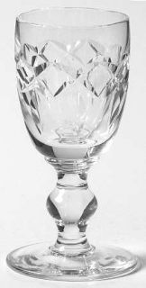Waterford Kerry (Older, Ball Stem) Cordial Glass   Ball Stem, Cut      Older