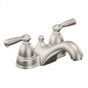 Moen CA84912SRN Banbury Two handle low arc bathroom faucet