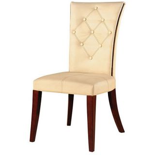 Traditional Leather Dining Chairs (set Of 2)