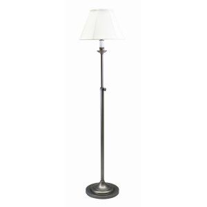 House of Troy HOU CL201 AS Club Antique Silver Floor Lamp