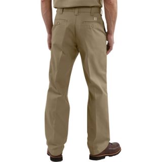 Carhartt Twill Work Pant   Khaki, 38in. Waist x 30in. Inseam, Regular Style,