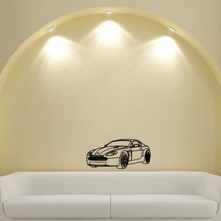 Machine Wheel Lights Design Vinyl Wall Art Decal (Glossy blackEasy to apply and remove, instructions includedDimensions 25 inches wide x 35 inches long )
