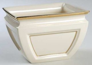 Lenox China Eternal Treat Bowl, Fine China Dinnerware   Wide Gold Trim,Gold Verg