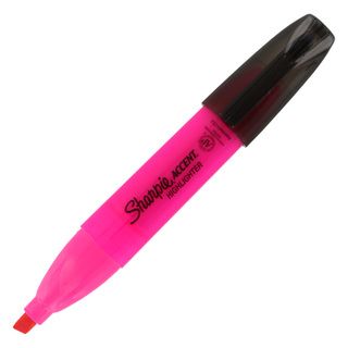 Sharpie Accent Fluorescent Pink Jumbo Highlighter (pack Of 12) (Pink Highlighter InkPoint Size Chisel TipPocket Clip 5.5 inchesInk Color Pink Highlighter InkPoint Size Chisel TipPocket Clip )