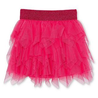 DREAMPOP by Cynthia Rowley Tiered Mesh Skirt   Girls 6 16, Pink, Girls