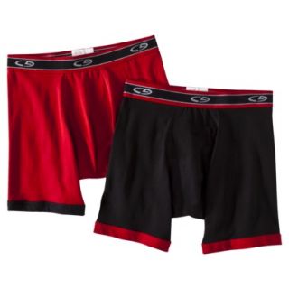 C9 by Champion Cotton 2Pk Stretch Boxer   Red S
