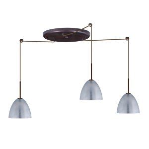 Besa Lighting BEL 3BW 7572SF LED BR Sasha II Pendant