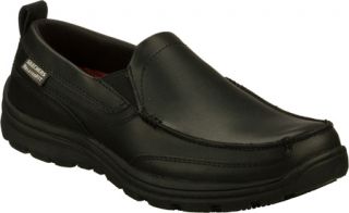 Mens Skechers Work Relaxed Fit Hobbes SR   Black Safety Shoes
