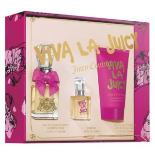 Womens Viva La Juicy by Juicy Couture 3 Piece Gift Set