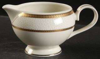 Mikasa Imperial Flair Gold Creamer, Fine China Dinnerware   Gold Encrusted Bands