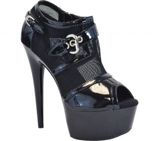 Womens Highest Heel Angel 19   Black Patent PU Boots