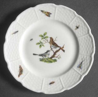 Ceralene Les Oiseaux Bread & Butter Plate, Fine China Dinnerware   Birds,Vieil O
